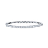 3 Sided Diamond Bangle