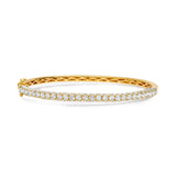 3 Sided Diamond Bangle