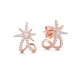 Rose Starburst Ear Cuffs