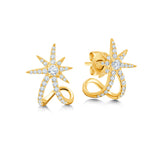Rose Starburst Ear Cuffs